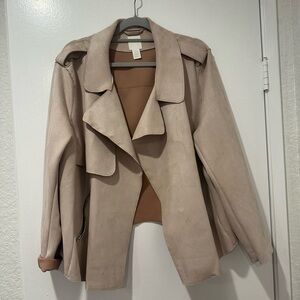 H&M Women's Cream Trench Coat